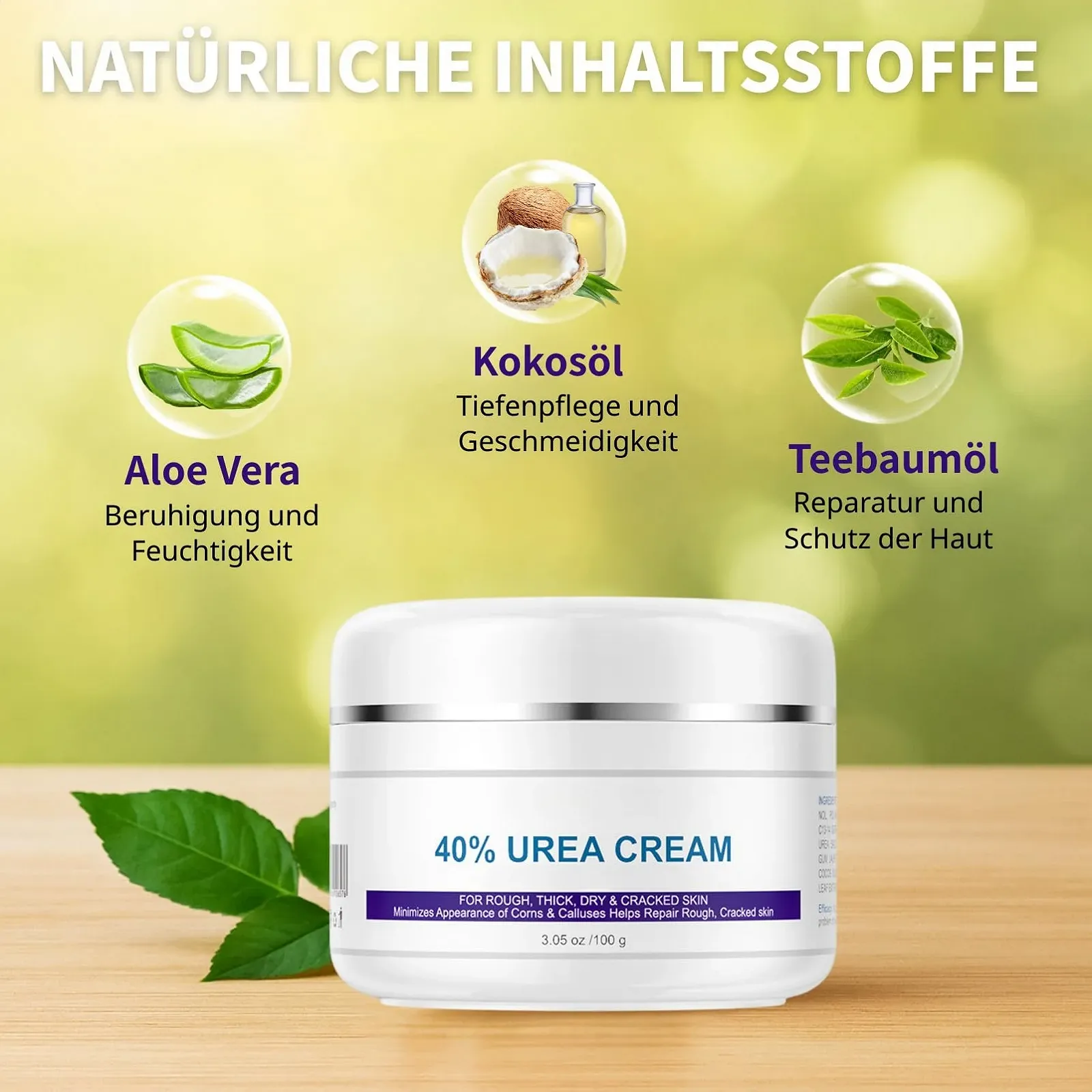 Крем для ног Urea Cream 40% от мозолей и трещин для сухой кожи стоп, рук и локтей, фото №3 Крем для ног Urea Cream 40% от мозолей и трещин для сухой кожи стоп, рук и локтей, фото №3