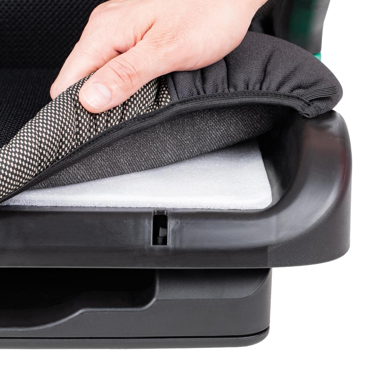 Автокрісло дитяче Heyner MaxiFix i-Size II III 15-36 кг HE 795 110 Pantera Black чорного кольору, фото №8 Автокрісло дитяче Heyner MaxiFix i-Size II III 15-36 кг HE 795 110 Pantera Black чорного кольору, фото №8