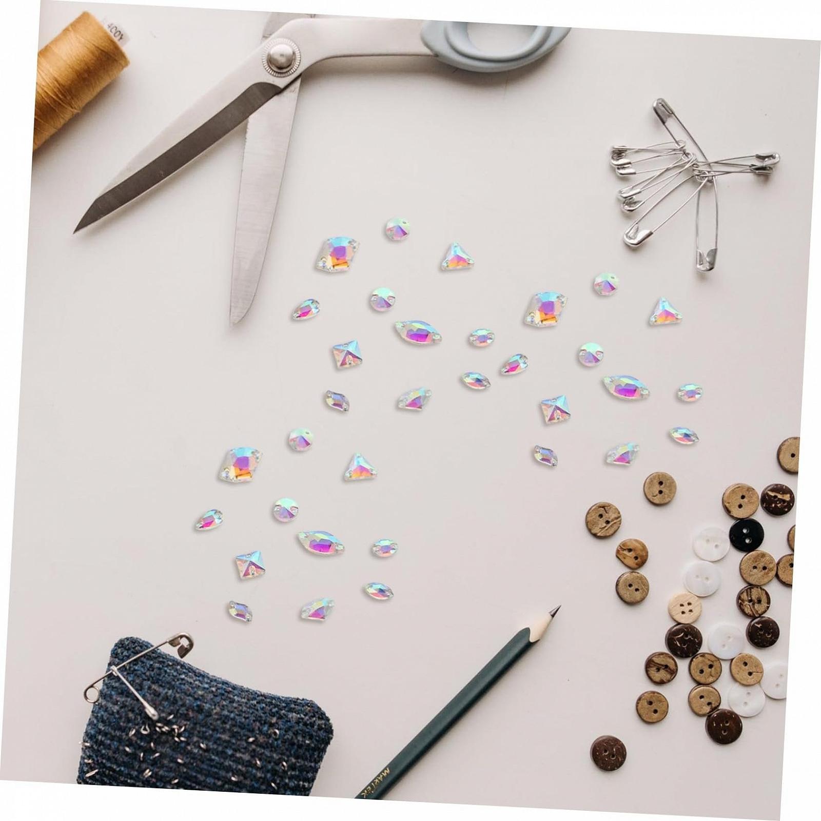 Ґудзики декоративні Operitacx з двома отворами, 120 шт, фото №5