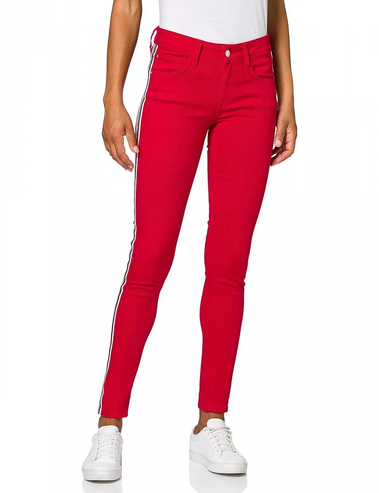 Женские джинсовые штаны MAVI ADRIANA Bright Red Stretch - 24, фото №2 Женские джинсовые штаны MAVI ADRIANA Bright Red Stretch - 24, фото №2