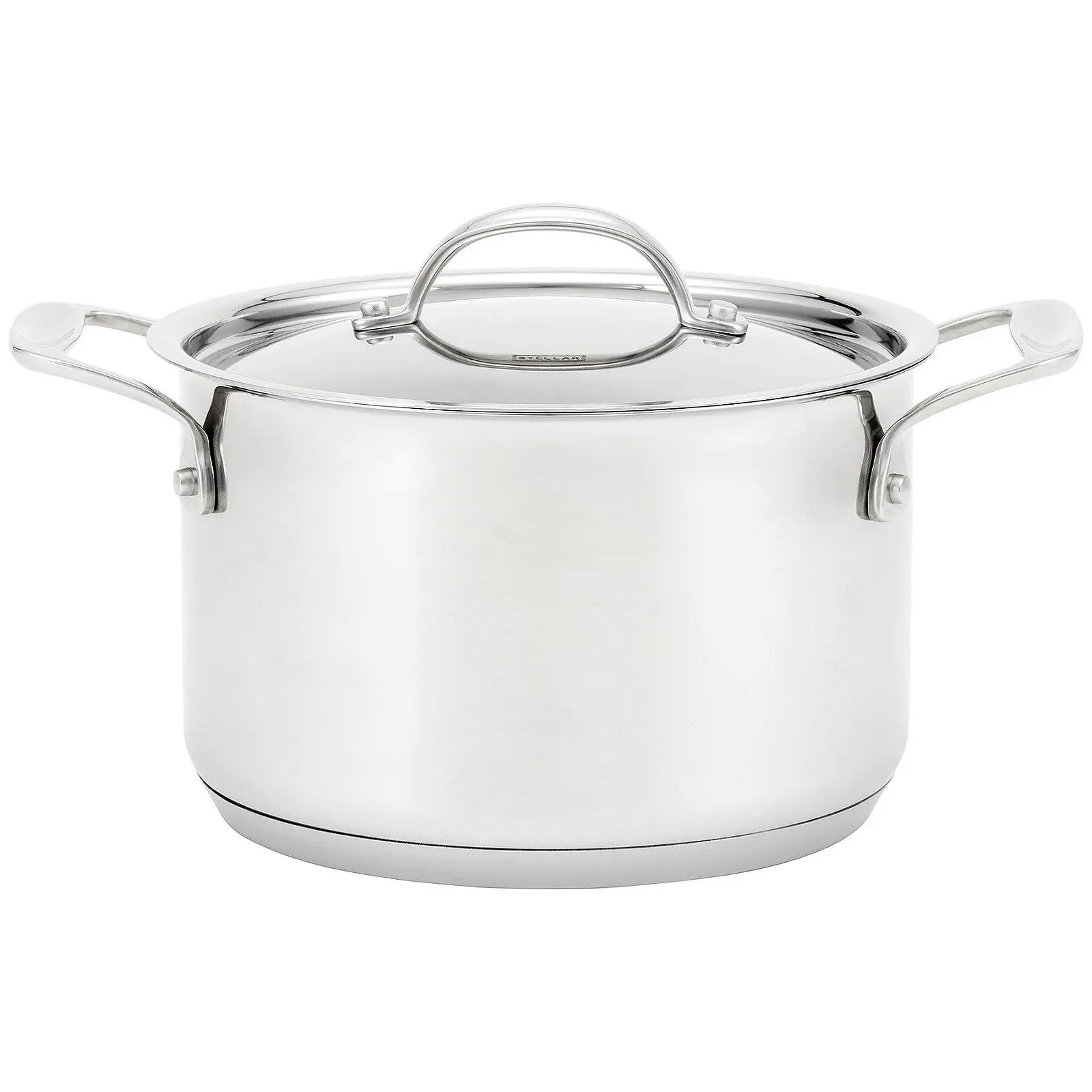 Каструля Stellar Profile 18 см 2,3 л з нержавіючої сталі для індукційних плит без покриття, фото №1