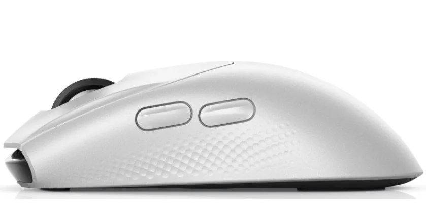 Ігрова миша Dell Alienware Tri-Mode AW720M / Bluetooth / USB / Радіоканал / 26000 DPI / 8 кнопок / RGB підсвітка  / Білий (545-BBDO), фото №5