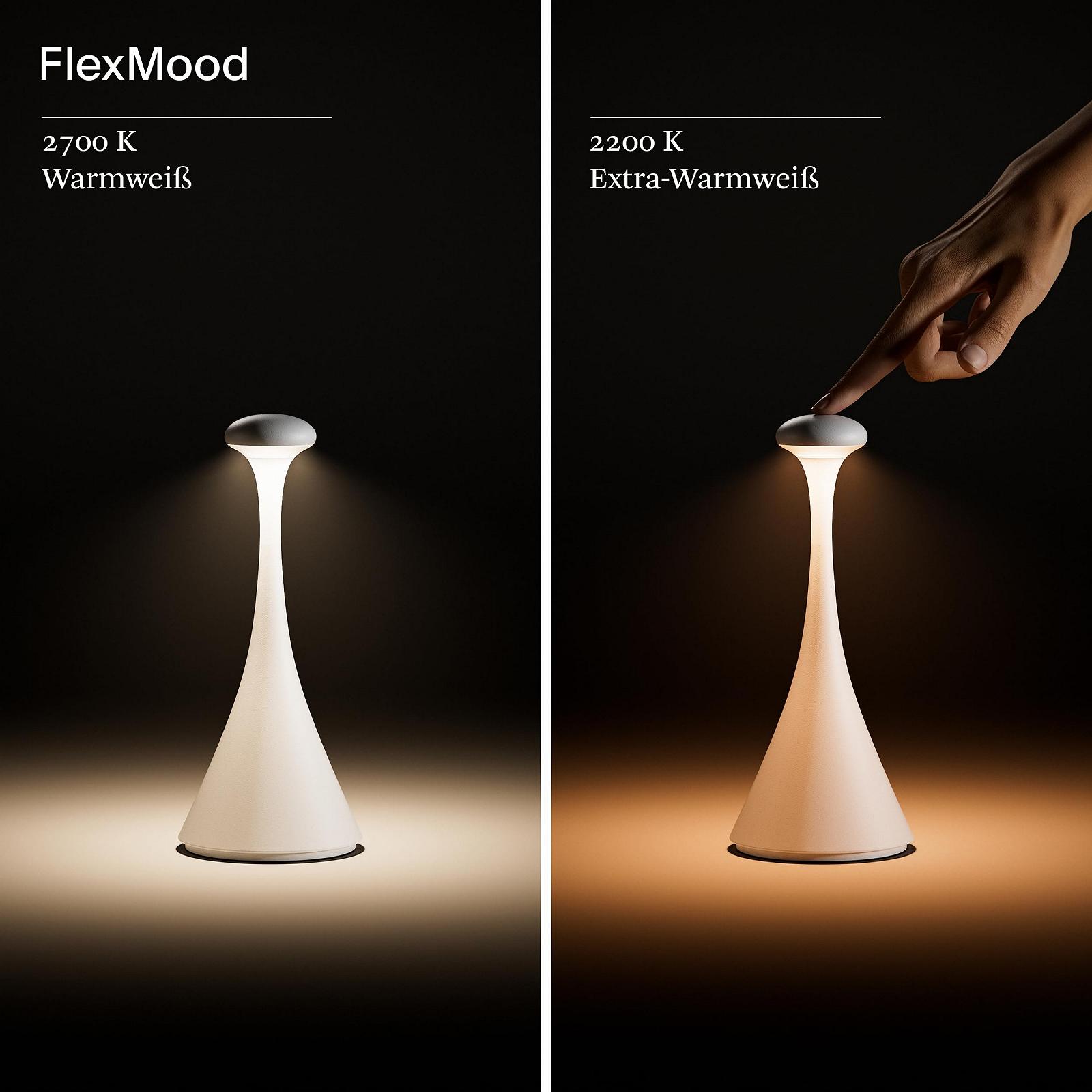 Настільна лампа SIGOR Nudrop Mini Dimmable LED Battery Indoor & Outdoor 21 см Білий сніг, фото №3