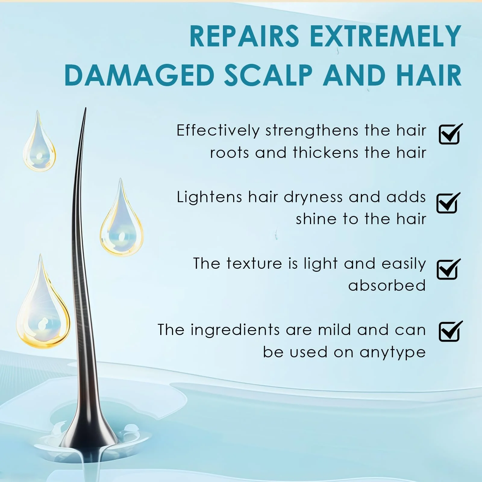 Олія для росту волосся 60 мл, Живильна сироватка для волосся, фото №3