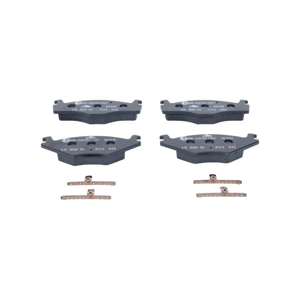 Комплект гальмівних колодок, дискове гальмо ATE 13.0460-7032.2 передня вісь, фото №1