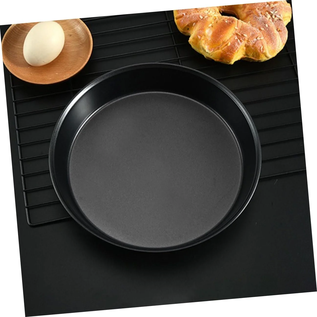 Форма для запекания Toyvian Круглая Антипригарная из углеродистой стали Глубокая Термостойкая, фото №5