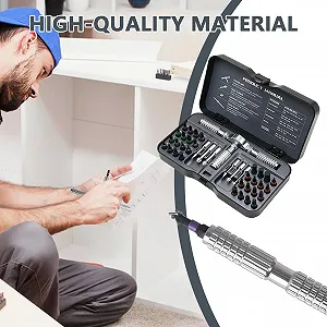 Набір реверсивних викруток 40-в-1 магнітний прецизійний з кейсом synthetic.ua - Фото 1