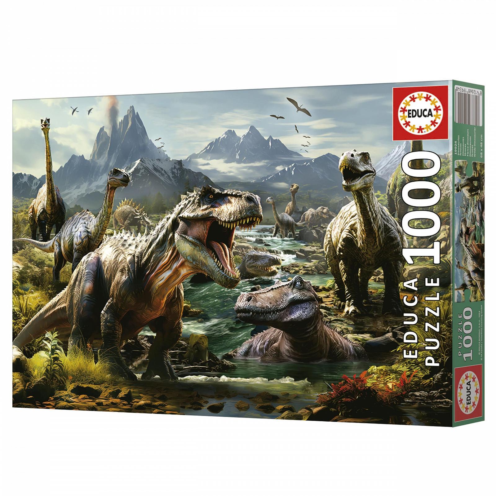 Пазл Educa 19924 Wild Dinosaurs 1000 элементов 68 x 48 см, фото №6 Пазл Educa 19924 Wild Dinosaurs 1000 элементов 68 x 48 см, фото №6