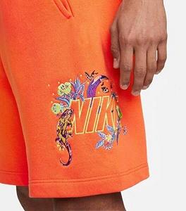 Шорты Nike Sportswear Club Fleece Electro Orange L synthetic.ua - Фото 1
