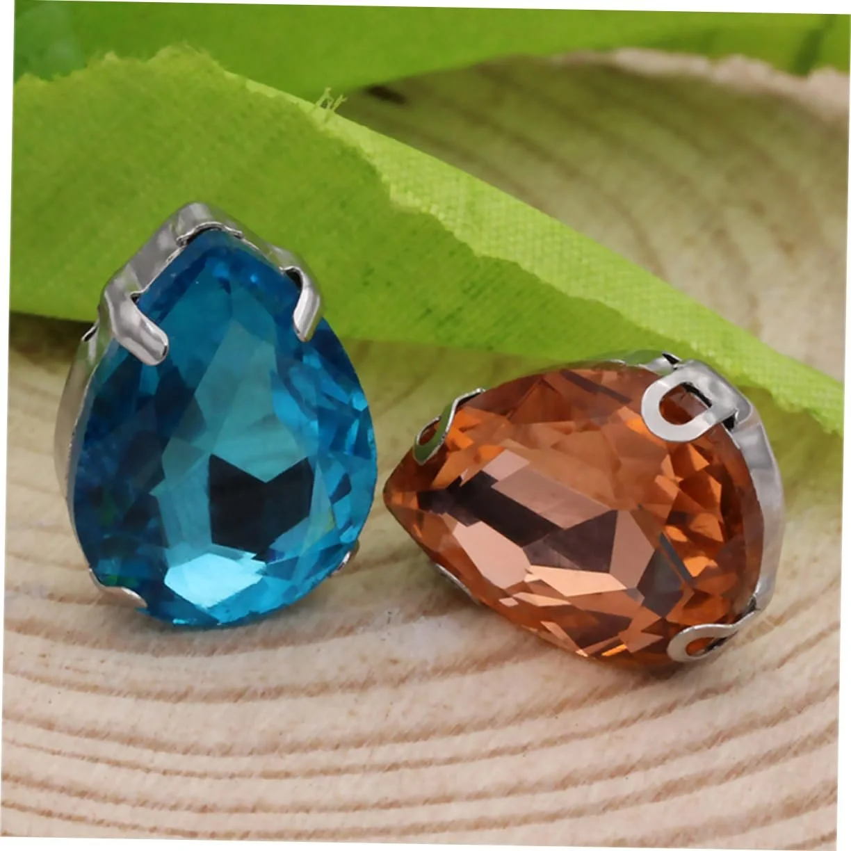 Пришивные стразы Капля Воды 100 шт., фото №9