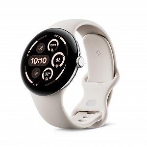 Смарт-годинник Google Pixel Watch 3 (45 мм) Polished Silver Aluminium Case з порцеляновим ремінцем Porcelain Band LTE - Фото 1