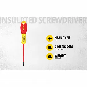 Викрутка діелектрична Stanley FatMax 065415 Phillips 1 x 100 мм synthetic.ua - Фото 1