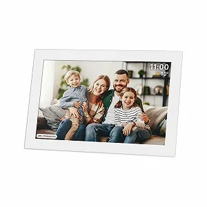 Цифровая фоторамка Kruger&Matz FRAMEO KM1100W 10,1 дюйма 1280 x 800 Wi-Fi 16 ГБ MicroSD Белый - Фото 1