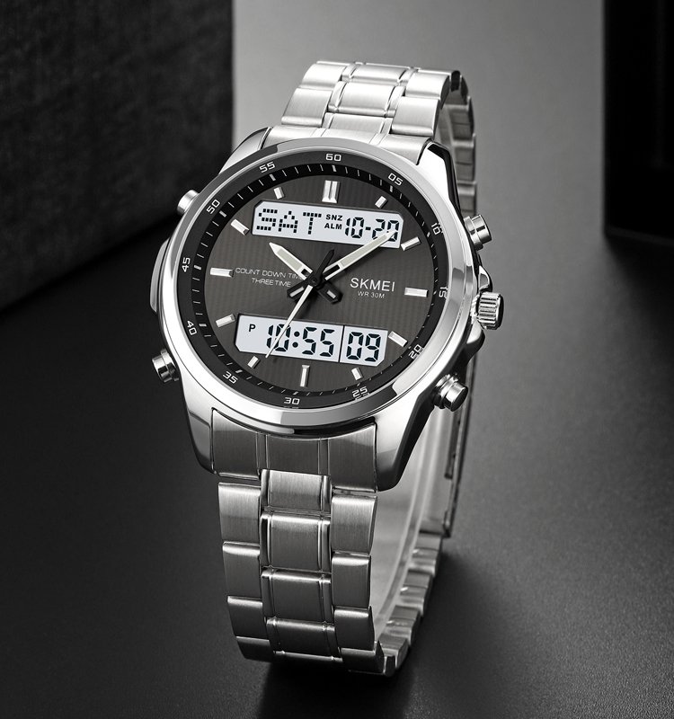 Годинник Skmei 2049SIWT Silver-White, фото №4