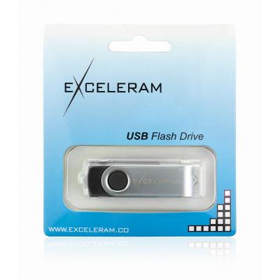 USB флеш-накопитель Exceleram 32gb P1 Series Silver/Black USB 2.0 EXP1U2SIB32, фото №8