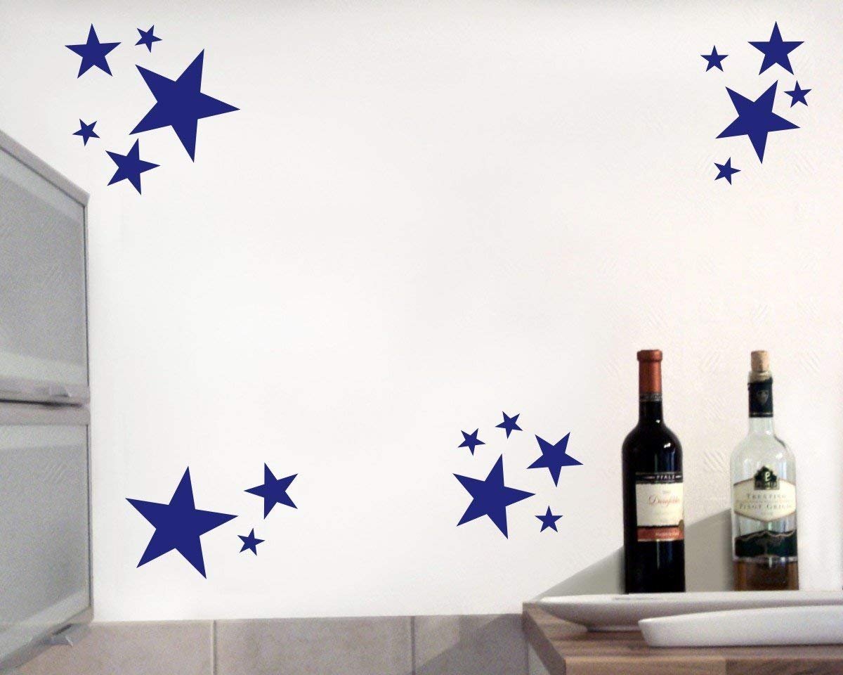 Наклейка на стіну Samunshi® Stars Set Filled 28 x 2.5 см 12 x 5 см 4 x 7.5 см 2 x 10 см Black, фото №2 Наклейка на стіну Samunshi® Stars Set Filled 28 x 2.5 см 12 x 5 см 4 x 7.5 см 2 x 10 см Black, фото №2