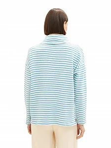 Женская толстовка с шалевым воротником TOM TAILOR synthetic.ua - Фото 1