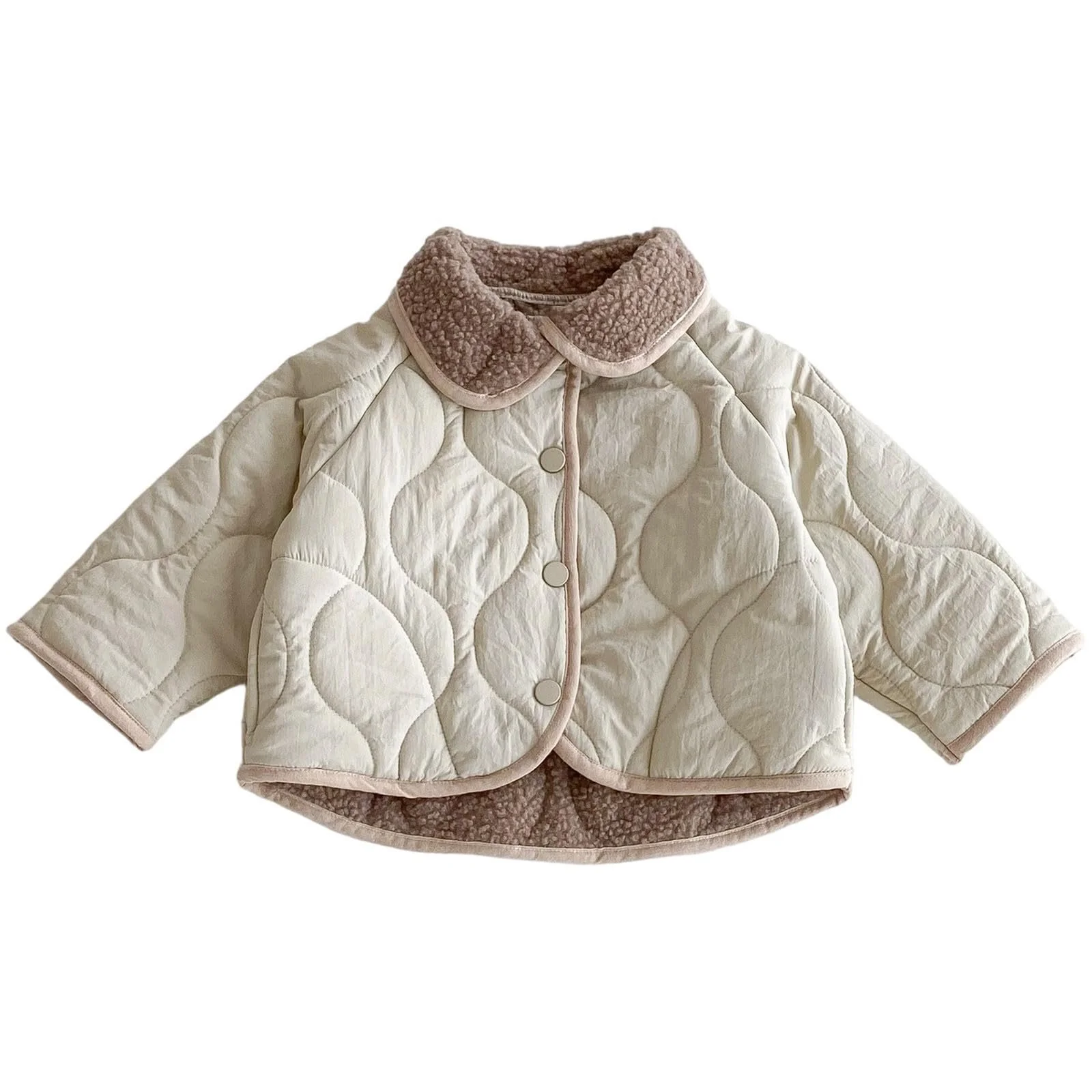 Дівчача зимова куртка, пуховик, стьобана куртка, фото №1