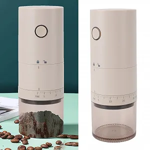 Электрическая кофемолка Grindcoffee ABS SUS 38 скоростей USB Перезаряжаемая Портативная synthetic.ua - Фото 1