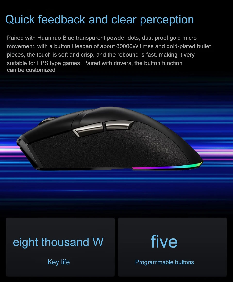 Мышь игровая LENOVO LEGION M5Pro PAW 3395 26000DPI RGB подсветка, фото №8 Мышь игровая LENOVO LEGION M5Pro PAW 3395 26000DPI RGB подсветка, фото №8