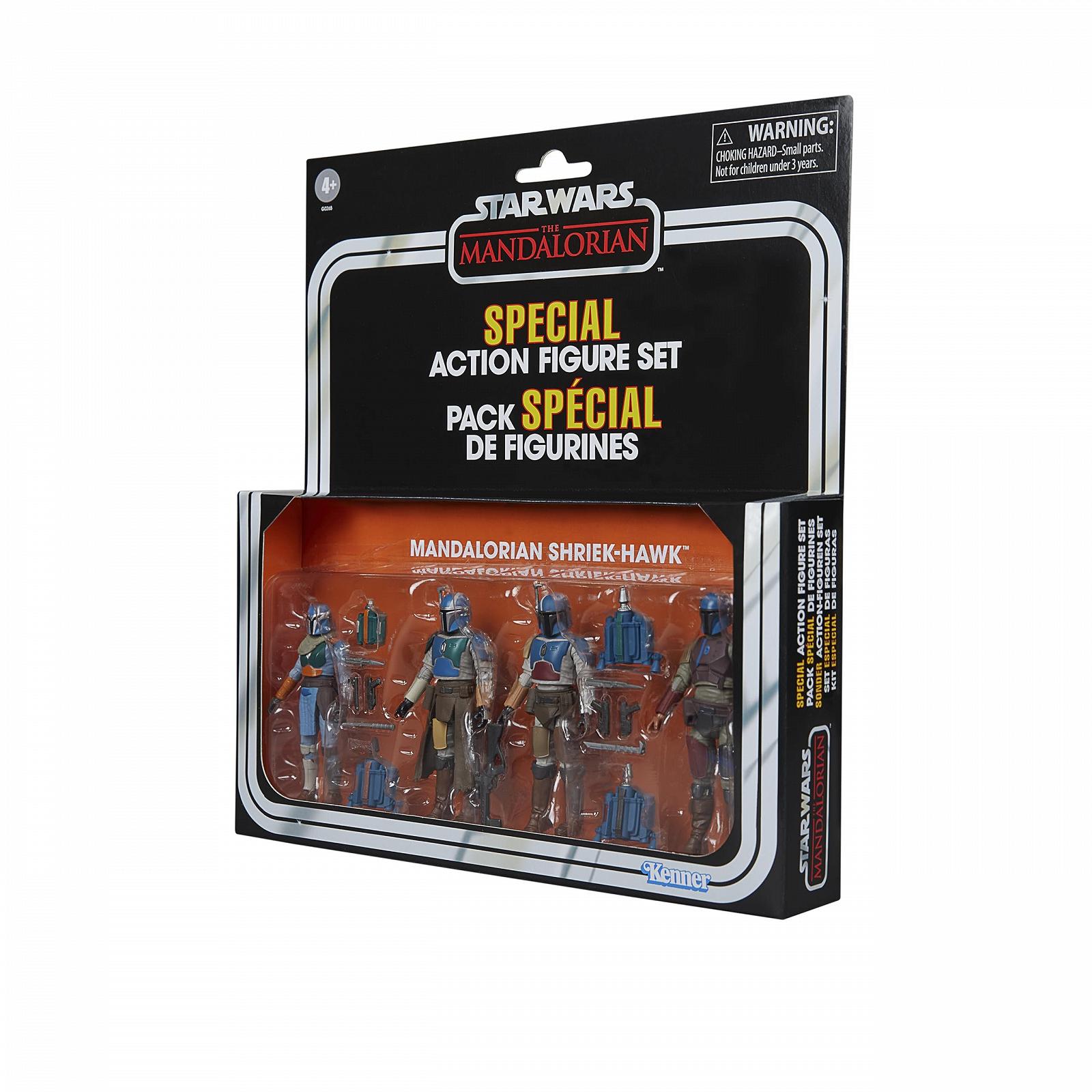 Ігрові фігурки Star Wars The Vintage Collection Mandalorian Shriek-Hawk 4-Pack, масштаб 9,5 см, фото №3