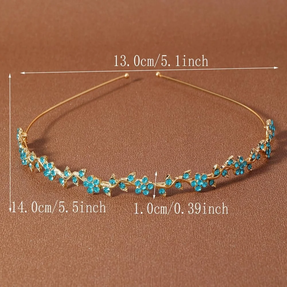 Обруч для волосся зі стразами, фото №3