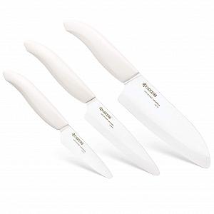 Набір Ножів Kyocera Revolution Ceramic 3 шт., Білий, 5.5", 4.5", 3" - Фото 1