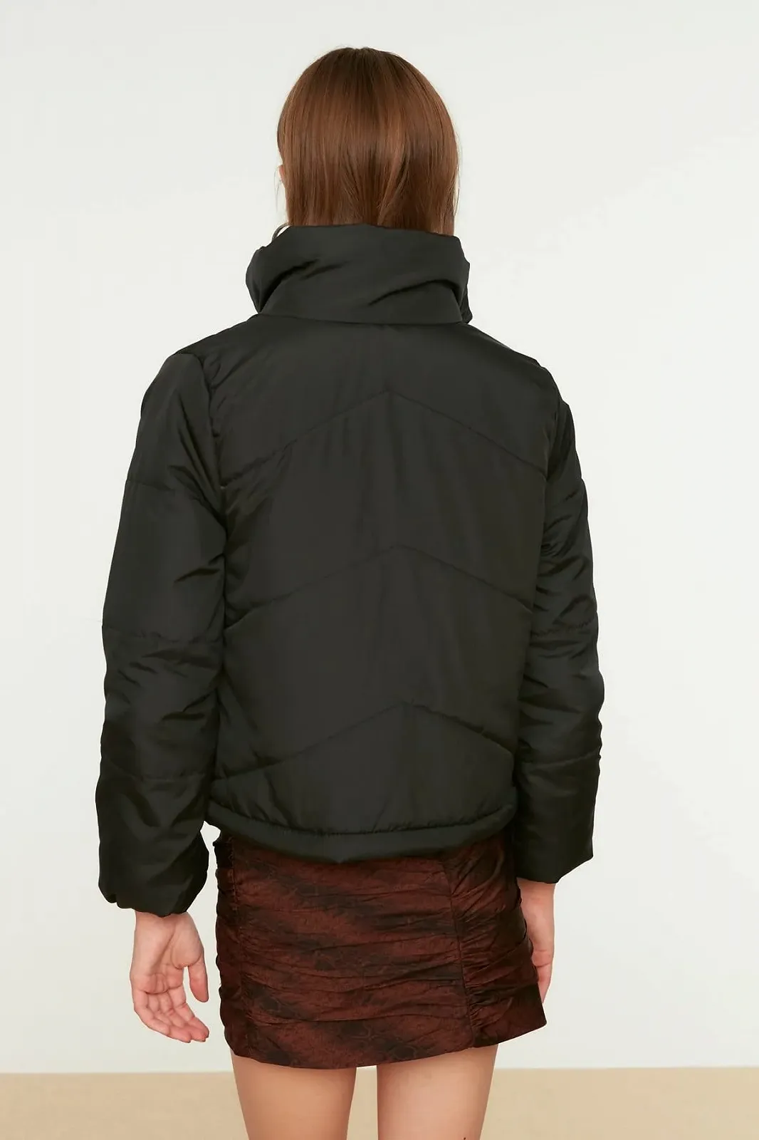 Жіноче пальто TRENDYOL Надувне на блискавці, фото №5 Жіноче пальто TRENDYOL Надувне на блискавці, фото №5