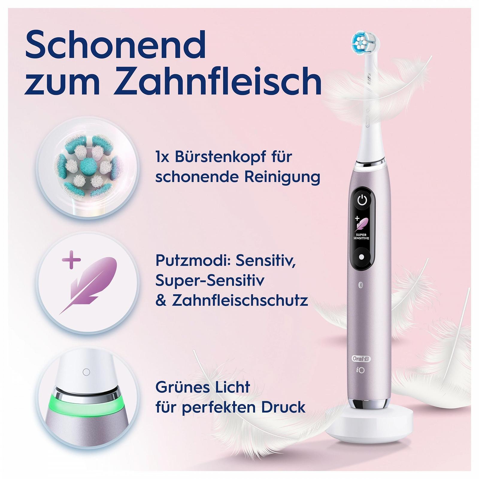 Зубная щетка электрическая Oral-B iO Series 9 Розовый Кварц, фото №2