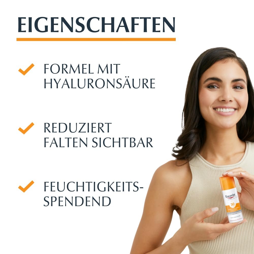 Сонцезахисний флюїд для обличчя Eucerin Photoaging Control SPF 30 50 мл, фото №2