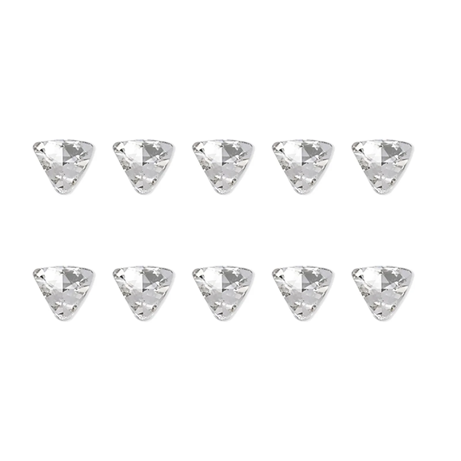 Стразы для ногтей Сердце Нерегулярная форма Кристаллы для ногтей 10шт, фото №1