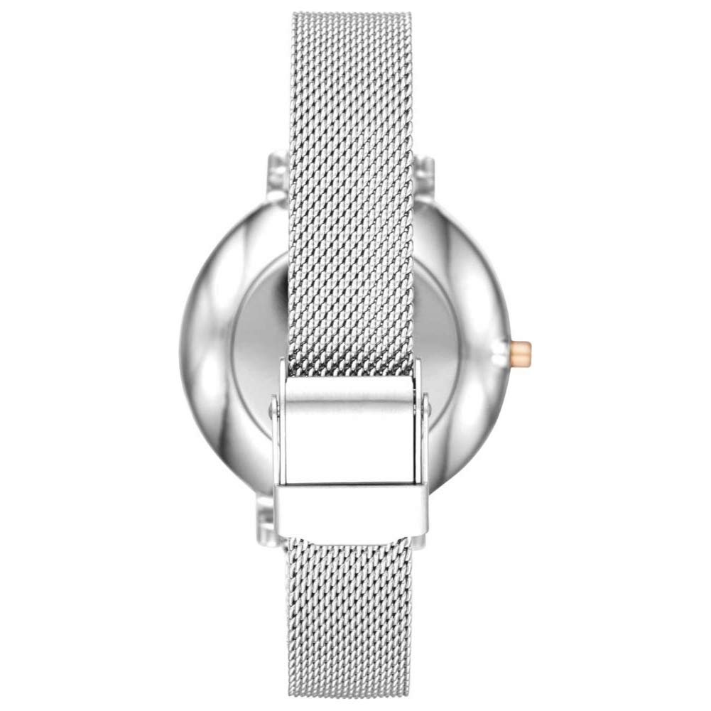 Женские часы Хронограф SKAGEN SKW2662 Кварцевые с ремешком из нержавеющей стали, Браслет, фото №2