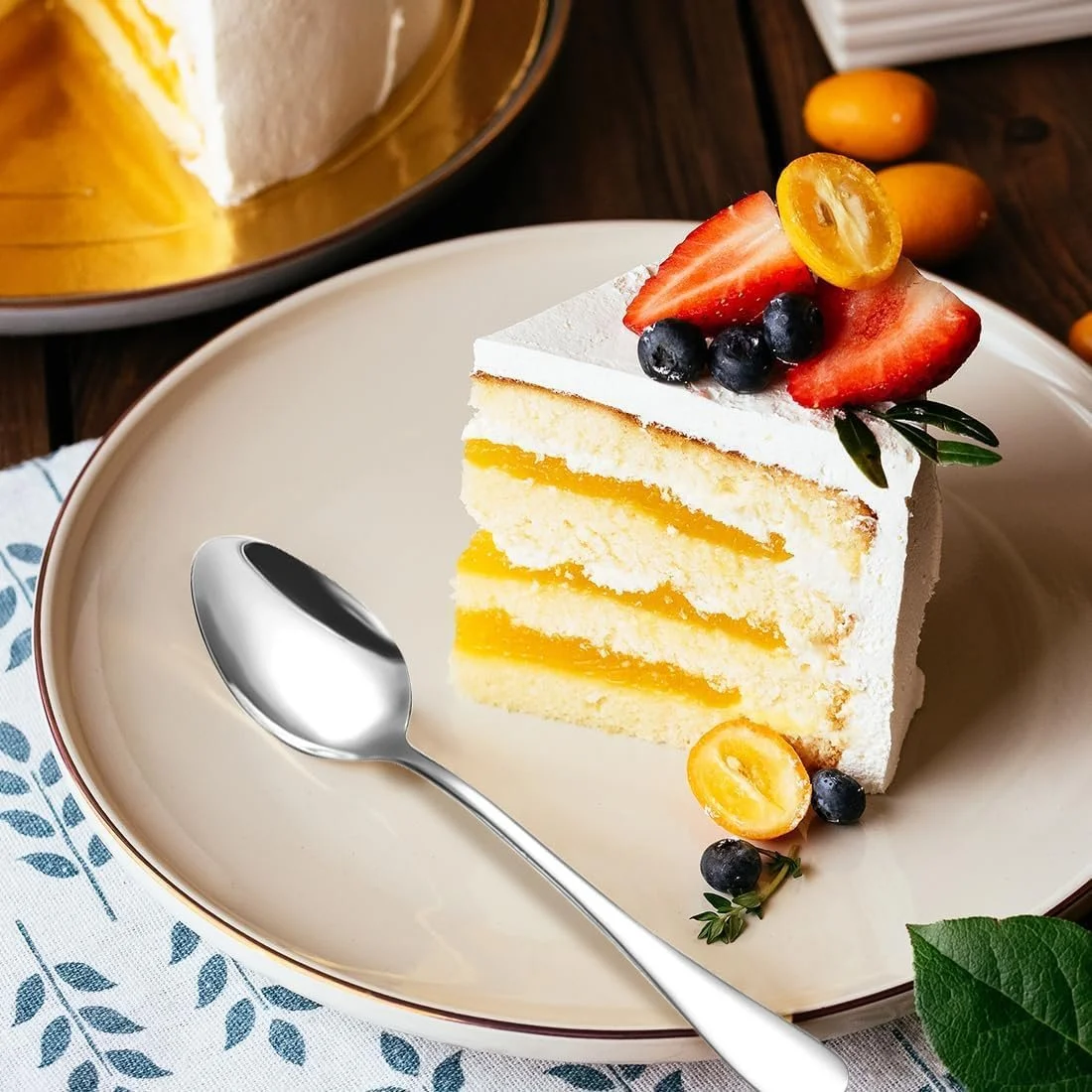 Ложки чайні та виделки для торта LOMUG 24 шт, Набір, фото №2