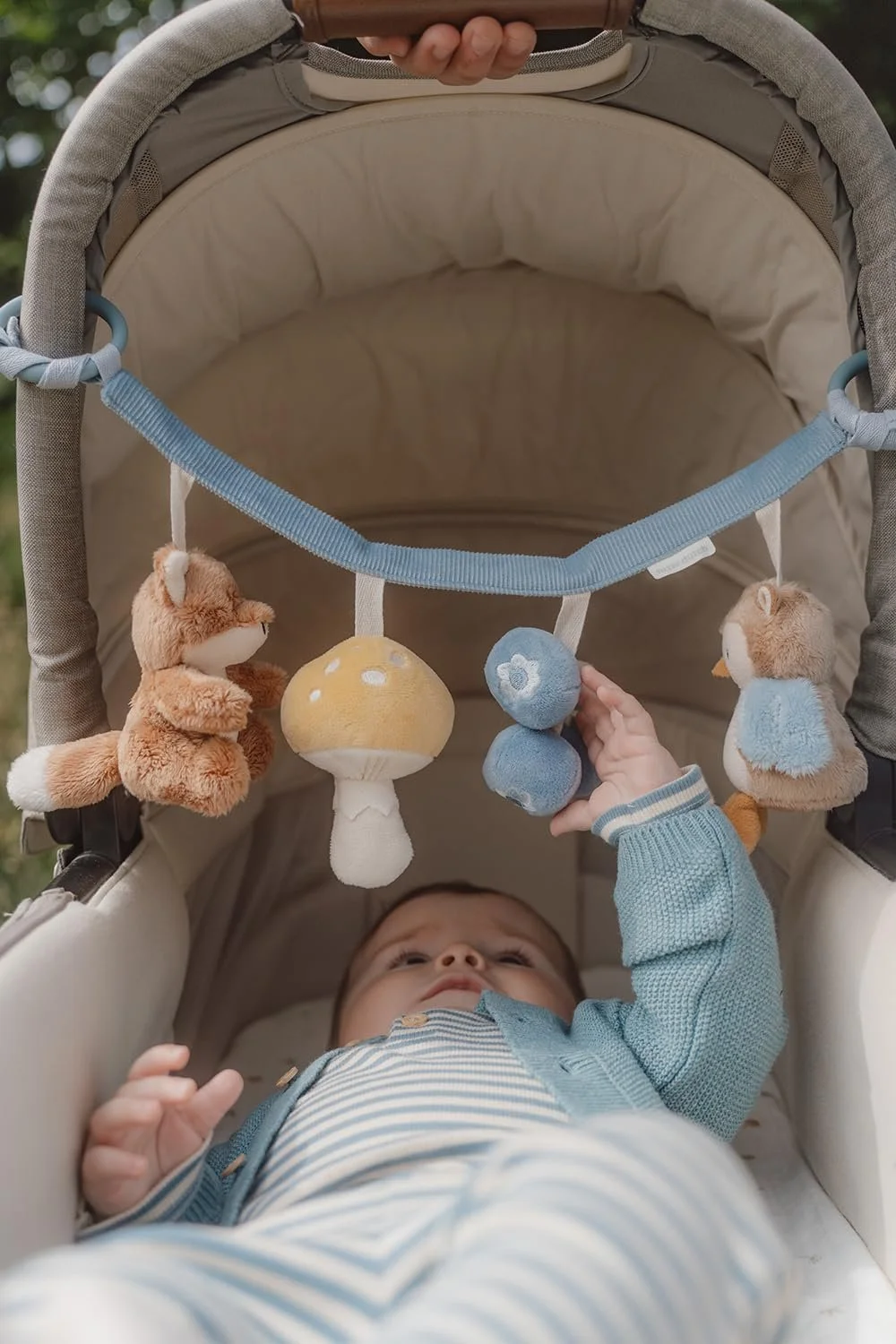 Підвіска на візок Little Dutch Forest Friends Blue, фото №5