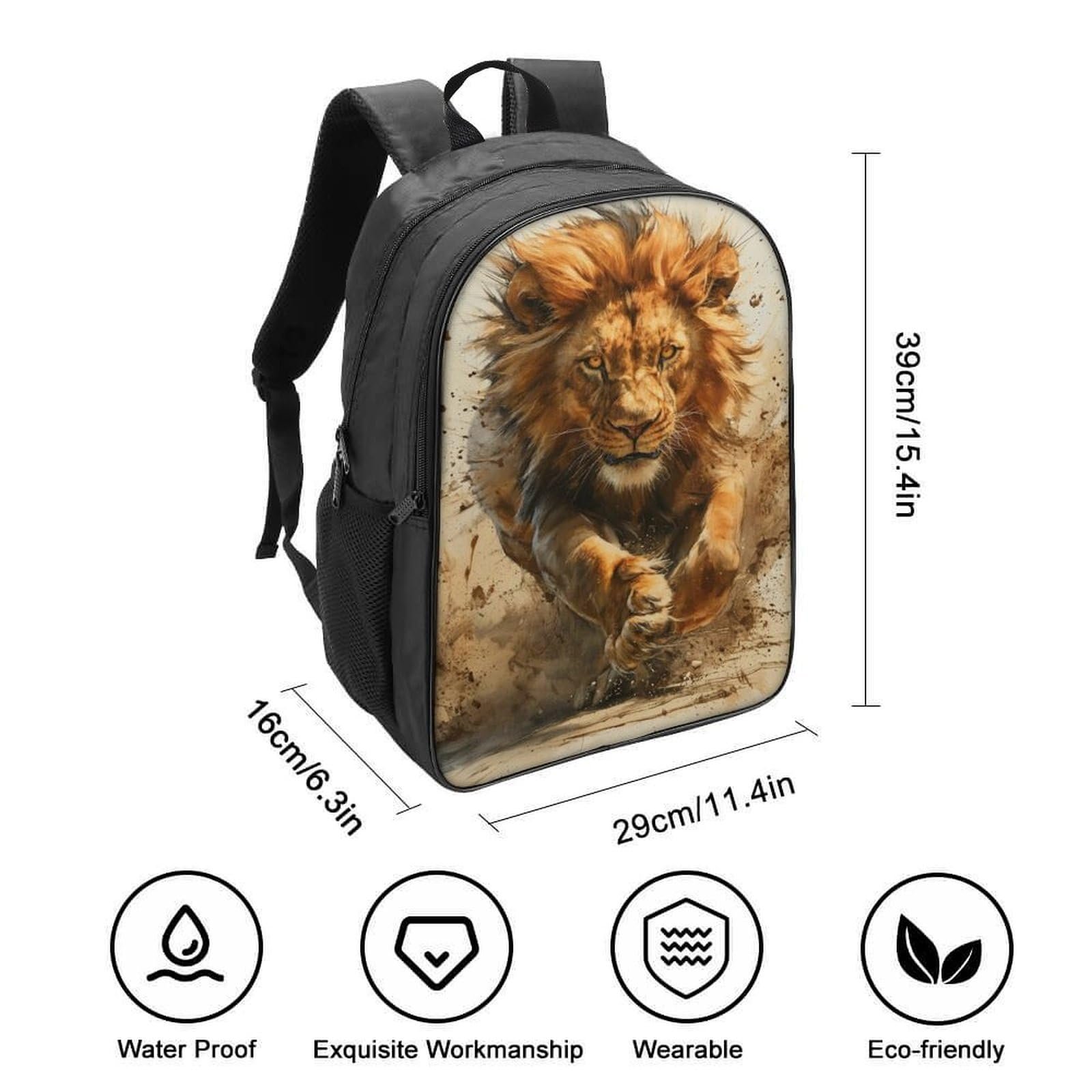 Ранець Lion DPEOANEBN 40x28x16см, фото №2