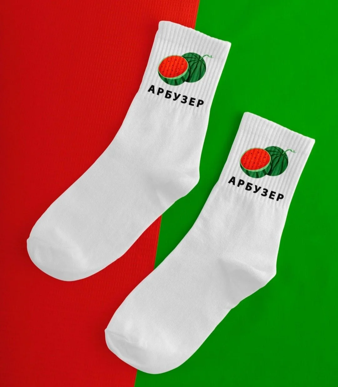 Чоловічі молодіжні шкарпетки високі демісезонні білі 40 - 45 розмір, фото №1