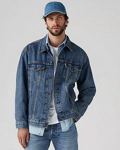 Чоловіча джинсова куртка Levis - Relaxed Fit Trucker Waterfalls - XS - Фото 1
