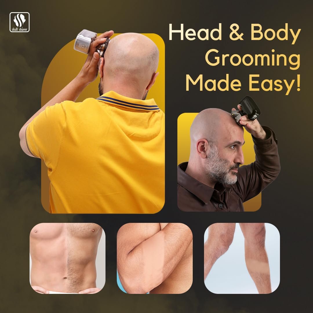 Бритва для головы и лица Skull Shaver Pitbull Gold Pro Forte 4 лезвия Беспроводная, фото №7 Бритва для головы и лица Skull Shaver Pitbull Gold Pro Forte 4 лезвия Беспроводная, фото №7