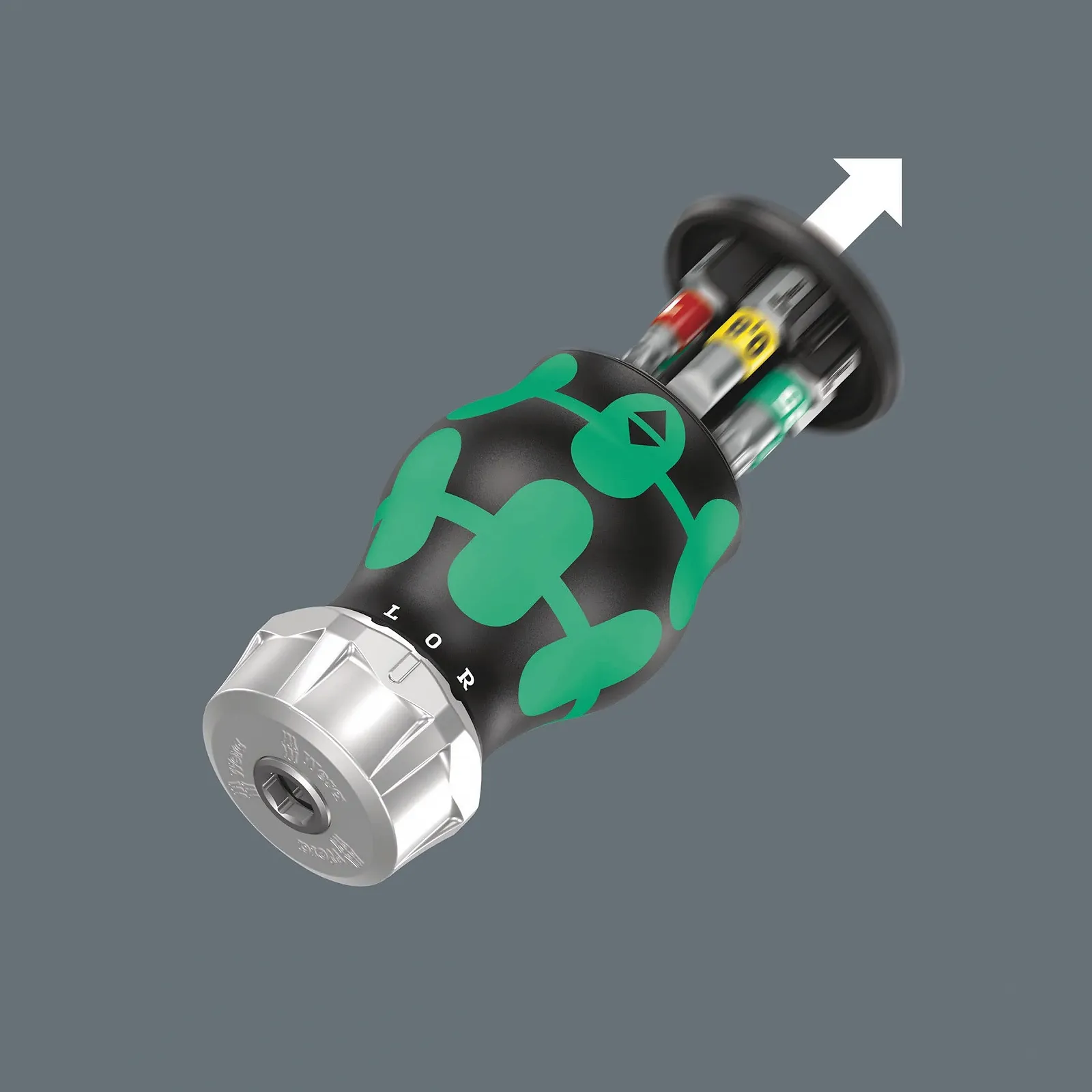 Викрутка з реверсом Wera Kraftform Kompakt Stubby Magazine RA 1 6 предметів, фото №3