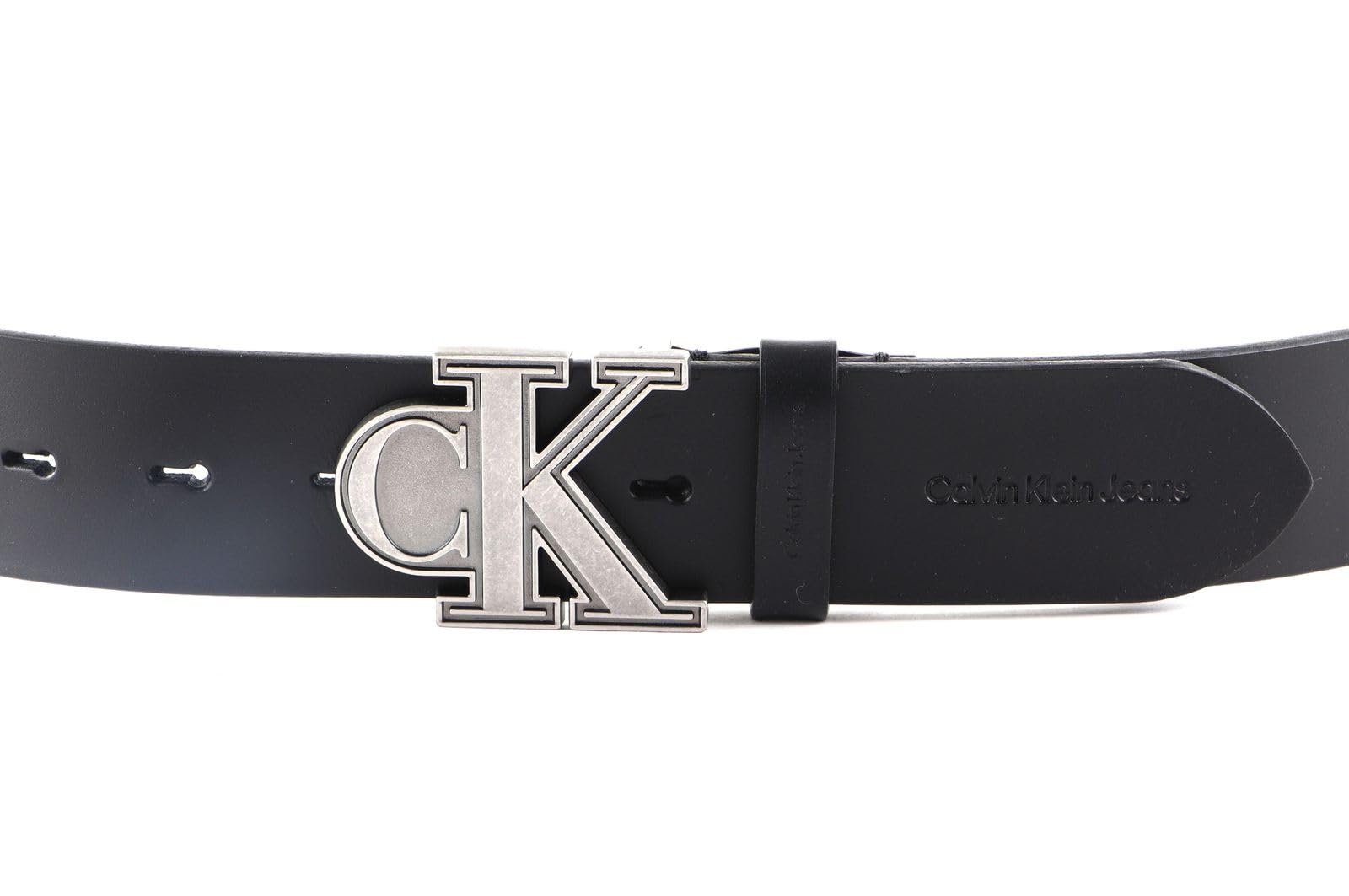 Ремень Calvin Klein CKJ Monogram 40 мм W100 Черный, черный, фото №2