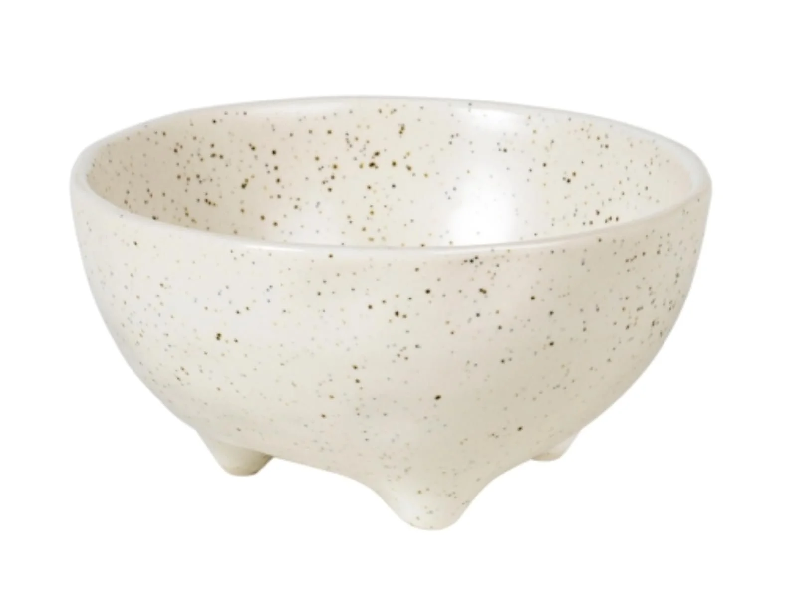 Миска Broste Copenhagen Nordic Vanilla L на ножках 11 см, фото №1