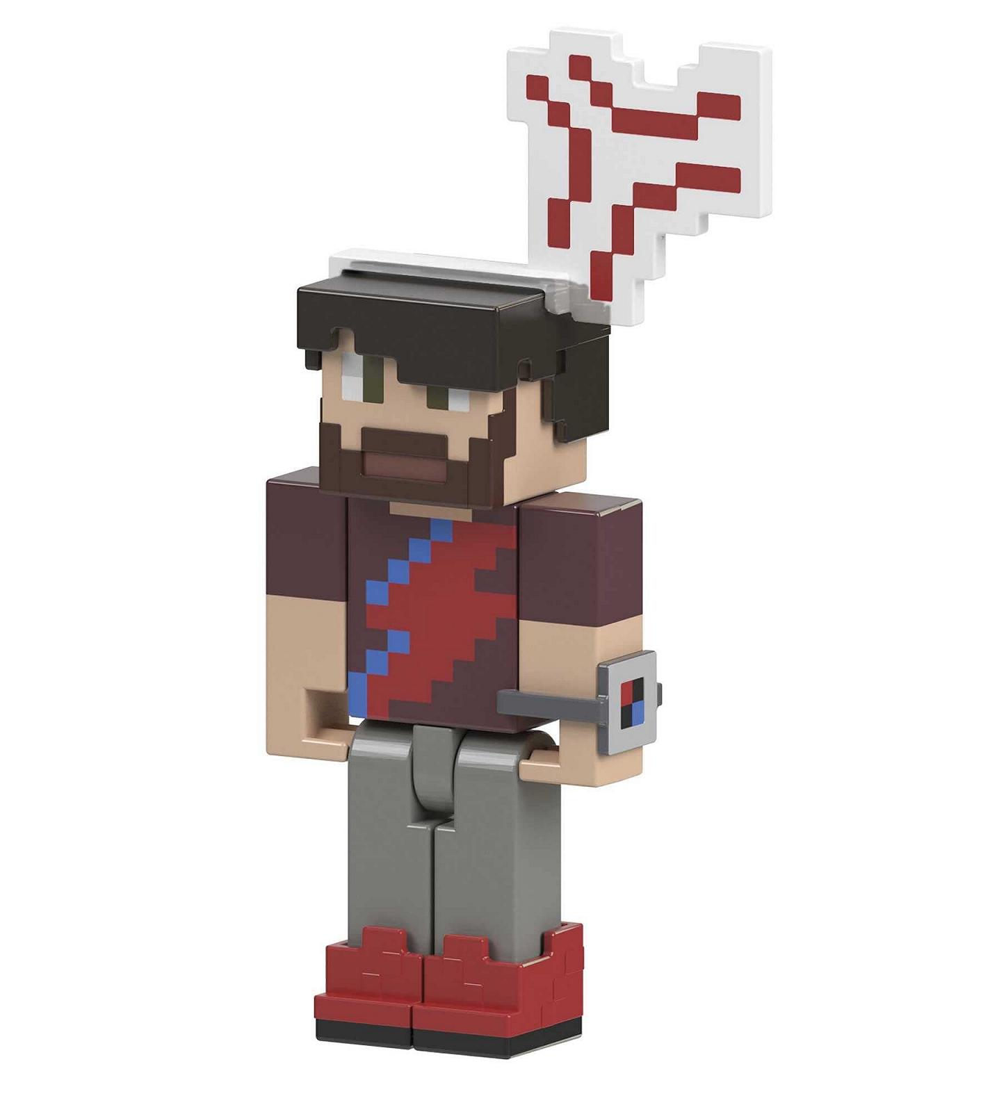 Фігурка Mattel Minecraft Creator Series Camp Enderwood Cryptid з 2 наборами аксесуарів, фото №3
