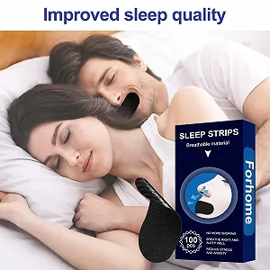 Полоски для рта Forhome, 100 шт., пластырь от храпа, для сна. - Фото 1