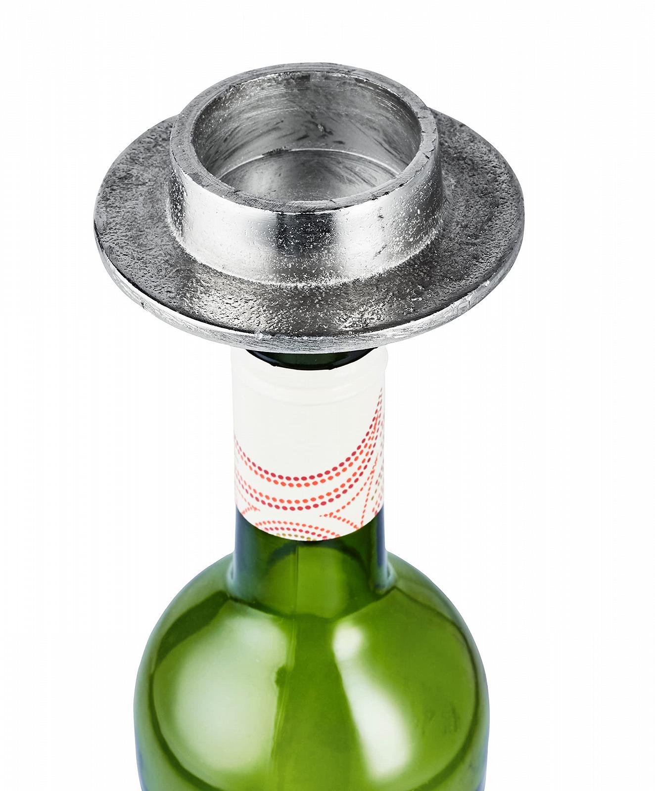 Подсвечник Michael Noll для бутылок вина алюминиевый серебряный для чайных свечей, набор из 5, фото №5 Подсвечник Michael Noll для бутылок вина алюминиевый серебряный для чайных свечей, набор из 5, фото №5