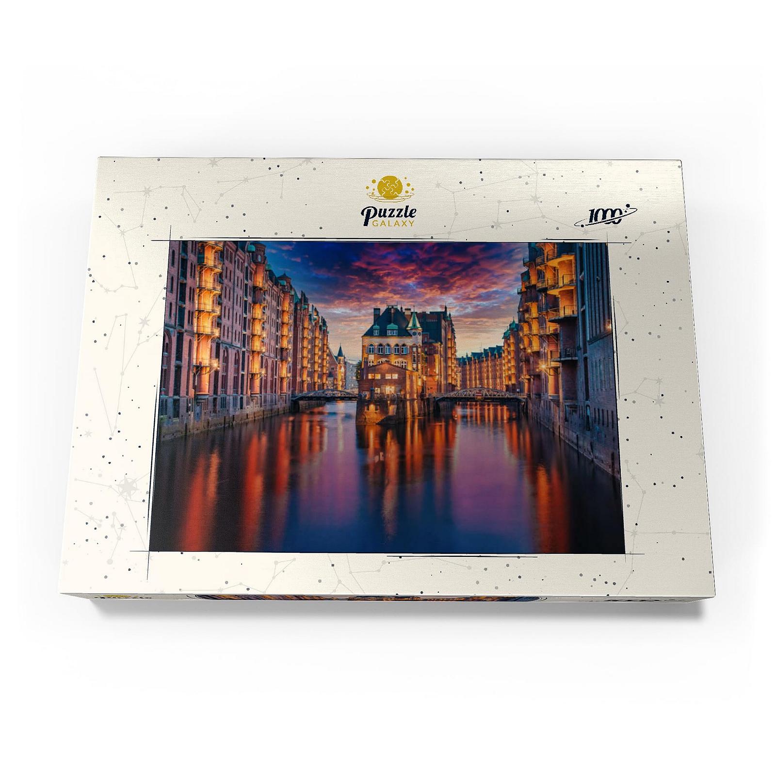 Пазл MyPuzzle Special Collection Speicherstadt Hamburg at Dusk Premium 1000 деталей, фото №4 Пазл MyPuzzle Special Collection Speicherstadt Hamburg at Dusk Premium 1000 деталей, фото №4