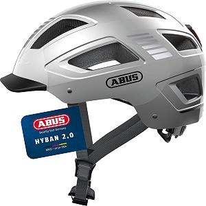 Шолом Міський ABUS Hyban 2.0 Задній Ліхтар LED ABS - Фото 1