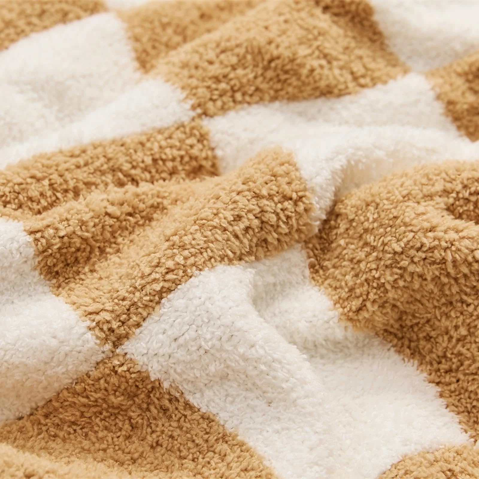 Плед DANETI Картатий Плед Супер М'який З мікрофібри Елегантне Покривало для ліжка 150 x 200 см Коричневий, фото №2 Плед DANETI Картатий Плед Супер М'який З мікрофібри Елегантне Покривало для ліжка 150 x 200 см Коричневий, фото №2