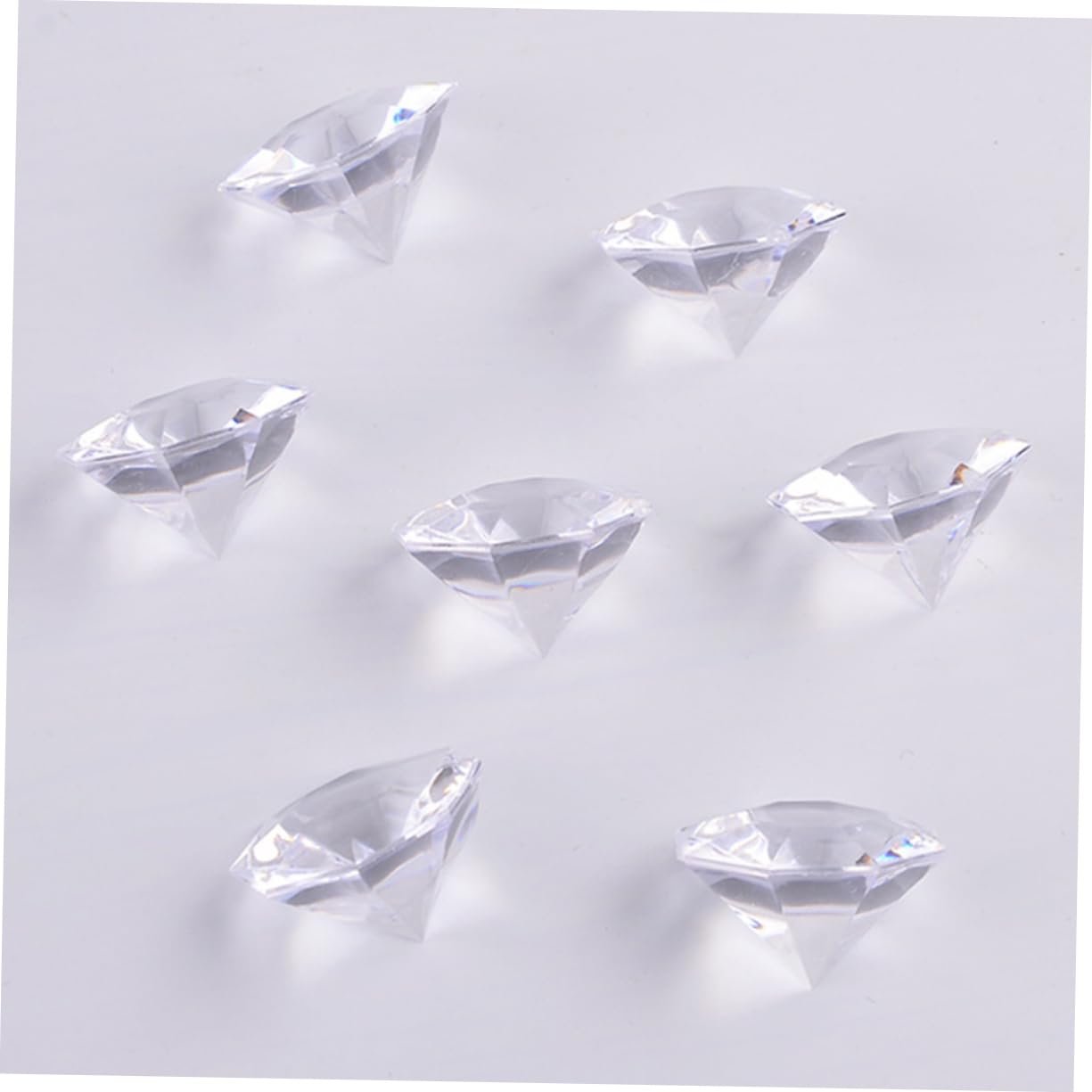Декоративні акрилові кристали Прозорий Акрилові діаманти для весільної вечірки DIY прикраси Наповнювач для столу для ваз, фото №6