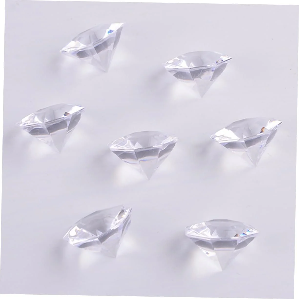 Декоративні акрилові кристали Прозорий Акрилові діаманти для весільної вечірки DIY прикраси Наповнювач для столу для ваз, фото №6