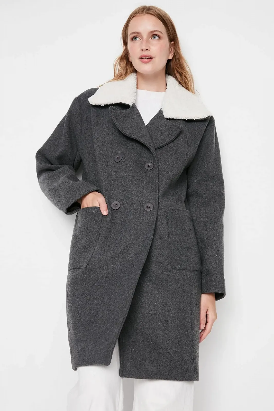 Парка TRENDYOL Однотонное, фото №2 Парка TRENDYOL Однотонное, фото №2